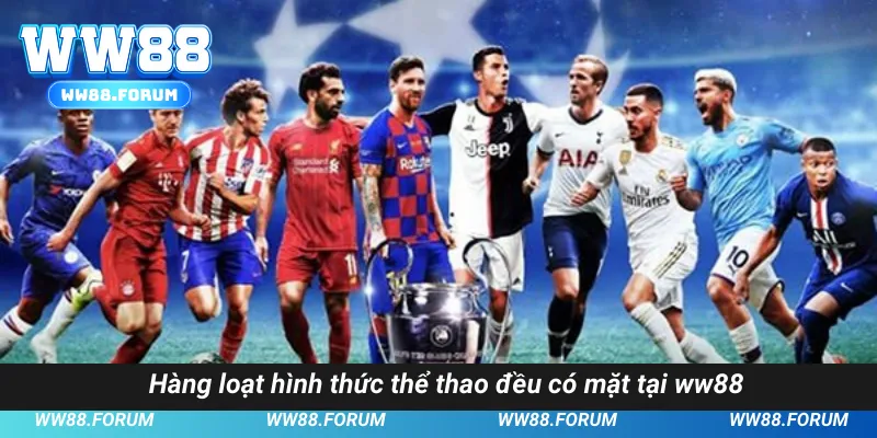 Hàng loạt hình thức thể thao xanh chín đều có mặt ở nền tảng